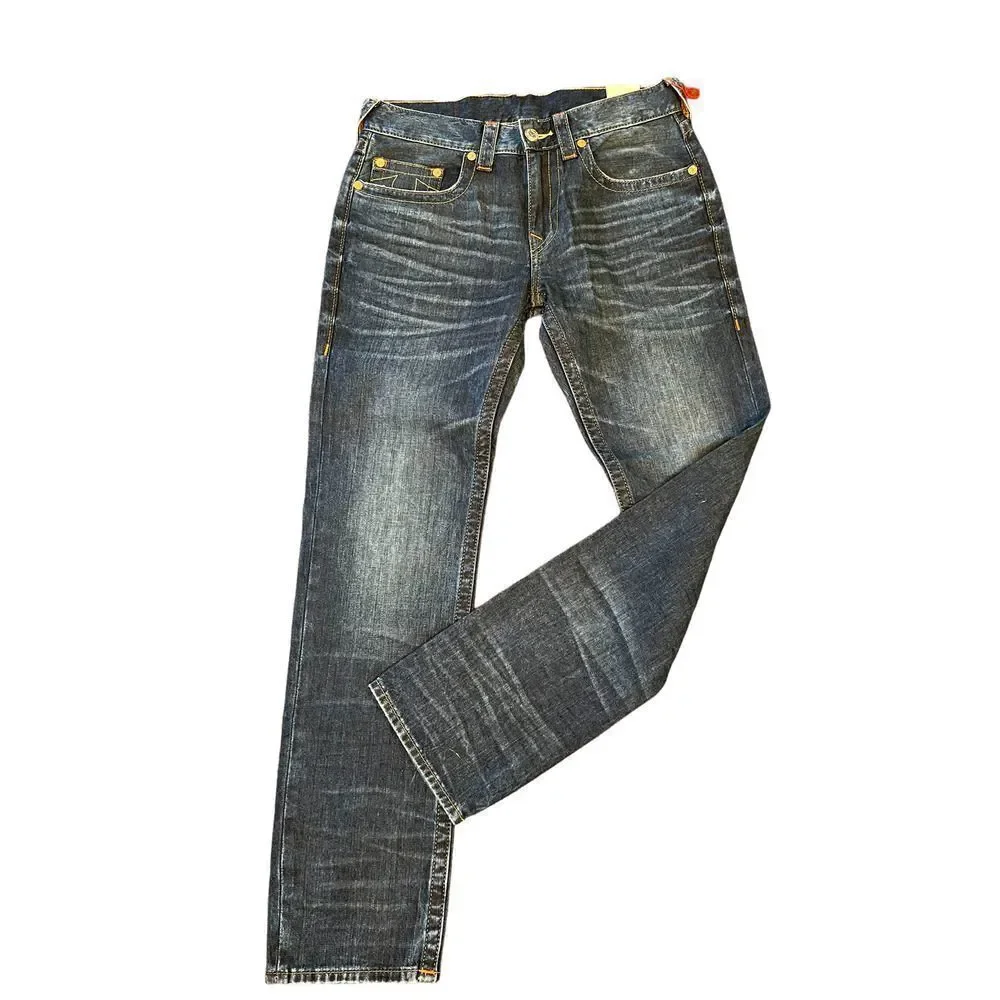 True Religion Skinny Blue Denim Jean Size 33 NWT